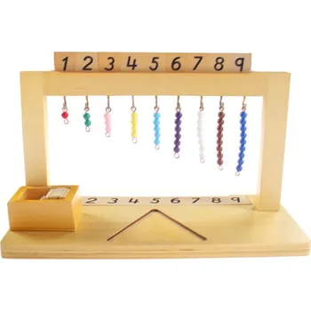 Dřevěná hračka Čína Montessori matematická pomůcka