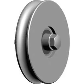 Příslušenství pro plot FAC Pojezdové kolečko s ložiskem, pr. 60, kruhový profil, Zn