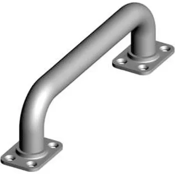 FAC Madlo rovné s&nbsp;deskou k&nbsp;přišroubování, pr.20, Zn