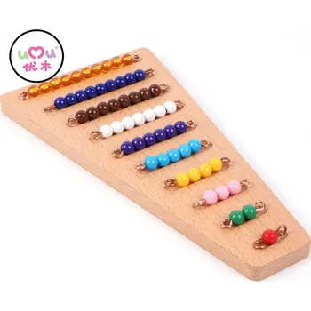 Dřevěná hračka Čína Montessori dřevěné počítadlo