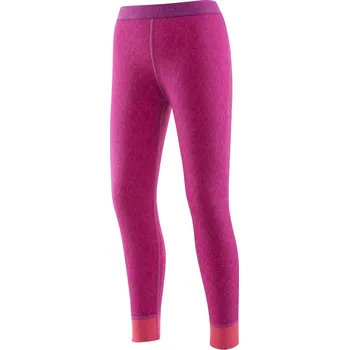 Dětské termo spodky Devold Active kid Long Johns Happy Heart Orchid Merino 104-110