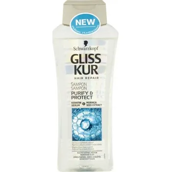Šampon Gliss Kur Purify & Protect vlasový šampon 400 ml