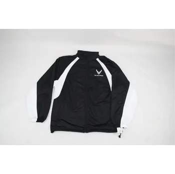 Bunda, mikina Badger U.S. Air Force (sportovní) - černá Velikost: L, Varianta: Šedé lemy