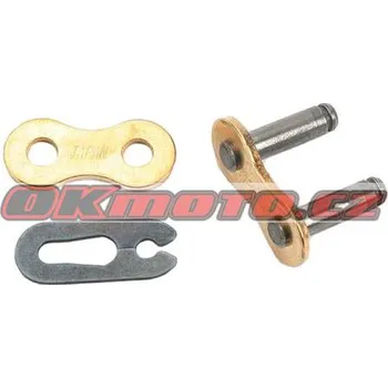 Řetězová sada pro motocykl D.I.D (Japonsko) Rozebíratelná spojka řetězu DID 520ERT3-zlatá