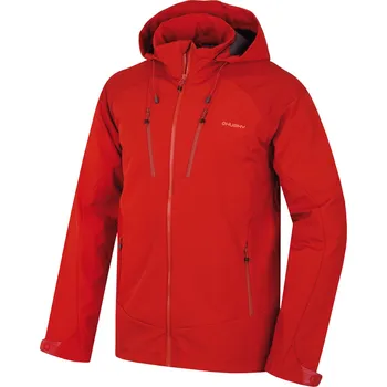 Pánská softshellová bunda Husky Sahony M tmavě cihlová