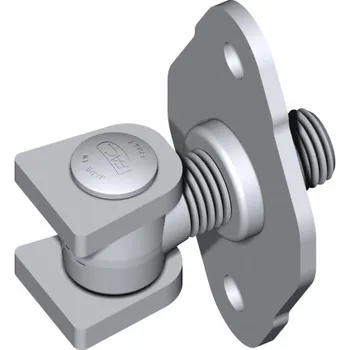 Příslušenství pro plot FAC Regul. pant M20 k přivaření s malou deskou k přišr. – Zn