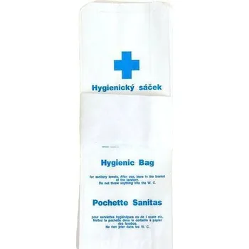 Potravinová fólie Sáčky hygienické, papírové na vložky 11 x 28 cm, 100 ks