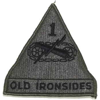 U.S. Nášivka US First Armored Division (první obrněná divize) - oliv