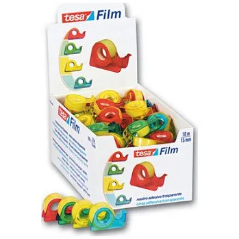Kancelář Tesa Film - páska lepicí 15 mm x 10 m odvíječ mix barev