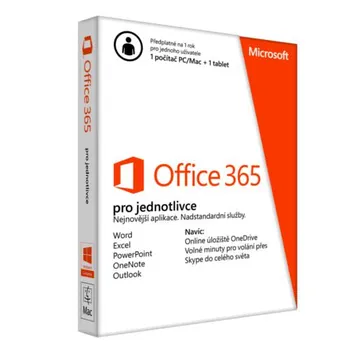 Microsoft Office 365 pro jednotlivce CZ QQ2-00012