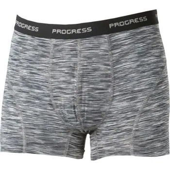 Boxerky Progress MG Bond černý melír, S
