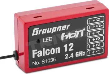 RC vybavení Graupner/SJ Gyro přijímač HoTT FALCON 12