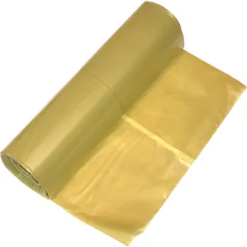 Pytle na odpadky Žluté pytle na odpad 120 L - 40 µm, 25 ks/role