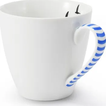 Leander Porcelánový hrnek, 320 ml, český porcelán, Leander, BeFree, modrá