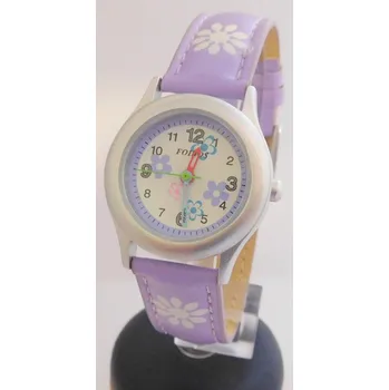 Hodinky Foibos Světle fialové (fialkové) dětské hodinky Foibos 1567.7 s barevnými motivy (Foibos Světle fialové (fialkové) dětské hodinky Foibos 1567.7 s barevnými motivy)
