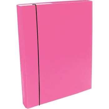 Archivační box CAESAR Imperator - box na spisy A4 PP 3 cm, růžový