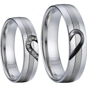 Prsten Ocelové snubní prsteny - 041 - Johny a Frances