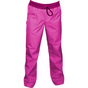 Chlapecké kalhoty Fantom Softshellové kalhoty s ÚPLETEM 18/12 - SLIM STŘIH, růžové KONFEKČNÍ VELIKOST: 80