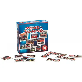 Domino Piatnik Pexeso a Domino Hasičská auta