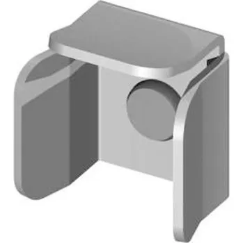 Příslušenství pro plot FAC Horní dojezdová kapsa, šířka 42, černá