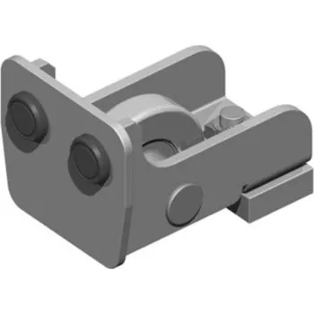 Příslušenství pro plot FAC Dojezdová kladka pro střední řadu&nbsp;3&nbsp;– 6m, Zn