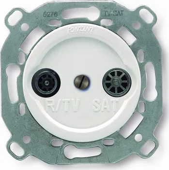 vypínač FONTINI by Font Barcelona Plastová zásuvka R/TV + SAT Barva: Hnědá, Provedení: final