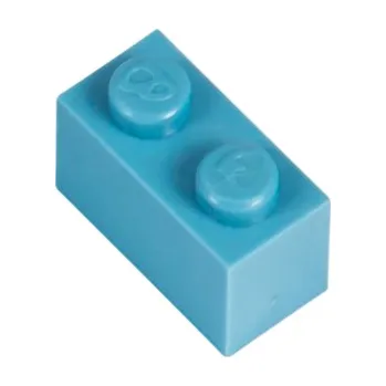 Hlavolam Kostka 2x1 světle modrá