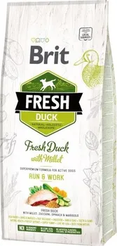 Krmivo pro psa Brit Dog Fresh Duck & Millet Active Run & Work