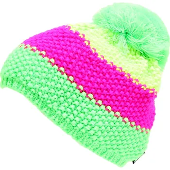 Čepice Blizzard Tricolor žlutá/růžová/zelená uni