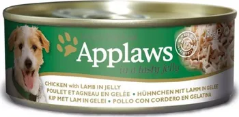 Krmivo pro psa Applaws Dog konzerva Jelly kuře s jehněčím masem v želé 156 g