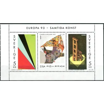 Poštovní známka Švédská pošta (1993) MiNr. 1778 - 1780 ** - Švédsko - 3-bl - Europa: Současné umění