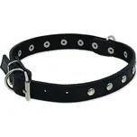 Dog Fantasy obojek s nýty podšitý filcem