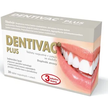 Přírodní produkt Bioveta Dentivac Plus 30 tbl.
