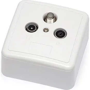 Televizní anténa Satelitní účastnická zásuvka koncová TV/R/SAT