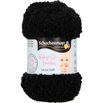 Příze Schachenmayr BABY SMILES - LENJA soft - DĚTSKÁ, polyester Baby smiles - lenja soft: 01099 Černá