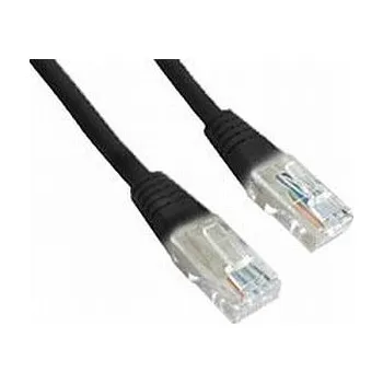 Počítač Gembird PP12-1M/BK Eth Patch UTP, kat. 5e, 1m, černý