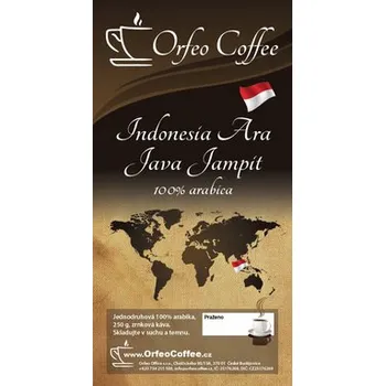 Káva Orfeo Coffee Indonesia Ara Java Jampit zrnková káva 250 g – Bohatá indonéská káva s plným tělem a zemitými tóny Orfeo Coffee Indonesia Ara Java Jampit zrnková káva pochází z proslulých indonéských plantáží na Jávě, kde jsou pěstována zrna s jedinečným chu