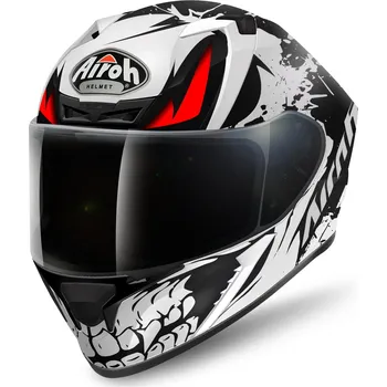 Helma na motorku Airoh Valor Bone bílá/černá