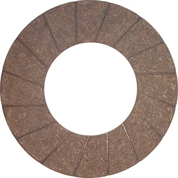 Spojková lamela Obložení lamely spojky MTS, Zetor Obložení lamely spojky MTS, Zetor 380x200x4 mm nevrtané