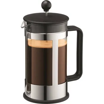 French press Bodum French Press Kenya 1 L je praktický a elegantní kávovar, který nabízí snadnou a efektivní přípravu čerstvé kávy. Tento French Press je navržen s důrazem na funkčnost a styl, což z něj činí ideální volbu pro milovníky kávy, kteří ocení jednoduchý způ