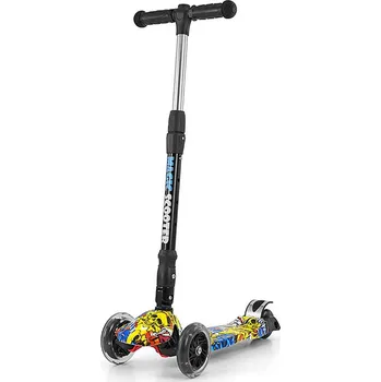 Koloběžka Milly Mally Magic Scooter Graffiti Multicolor