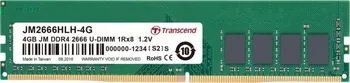Operační paměť Transcend U-Dimm 4 GB DDR4 2666 MHz (JM2666HLH-4G)