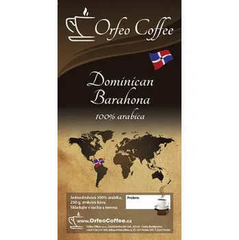 Káva Orfeo Coffee Dominican Barahona zrnková káva 250 g – Vyvážená dominikánská káva s jemnou chutí Orfeo Coffee Dominican Barahona zrnková káva pochází z oblasti Barahona v Dominikánské republice, která je známá produkcí vysoce kvalitních kávových zrn. Tato k