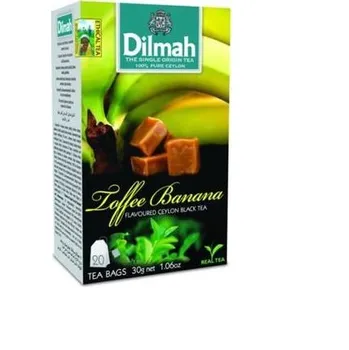 Čaj Dilmah Černý čaj Banán a karamel 20 x 1,5 g
