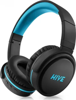 Sluchátka Niceboy Hive XL černá/modrá