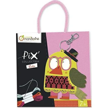 kreativní sada Avenue Mandarine Přívěsek k vyšití Sovička