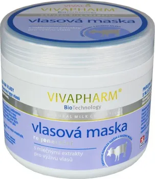 Vlasová regenerace Vivaco Vivapharm kozí regenerační vlasová maska 600 ml