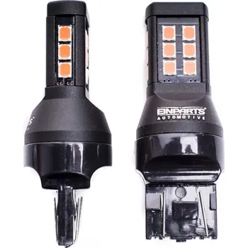 Autožárovka W21/5W LED žárovky (21 x SMD 2835) červená CANBUS