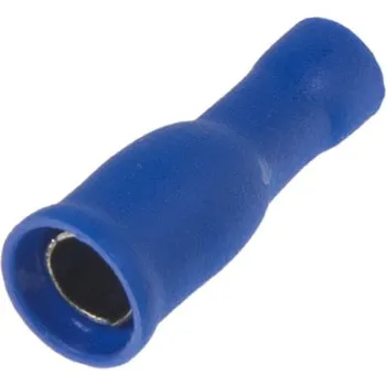 Objímka kruhová 5,0 mm modrá, 100 ks