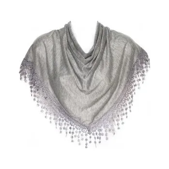 Šátek Šátek jednobarevný, Barva Stříbrná Gift3 2168